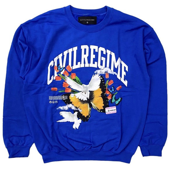 Civil Regime Men's More Hope Crew Neck Pullover Sweatshirt - Picture 1 of 1